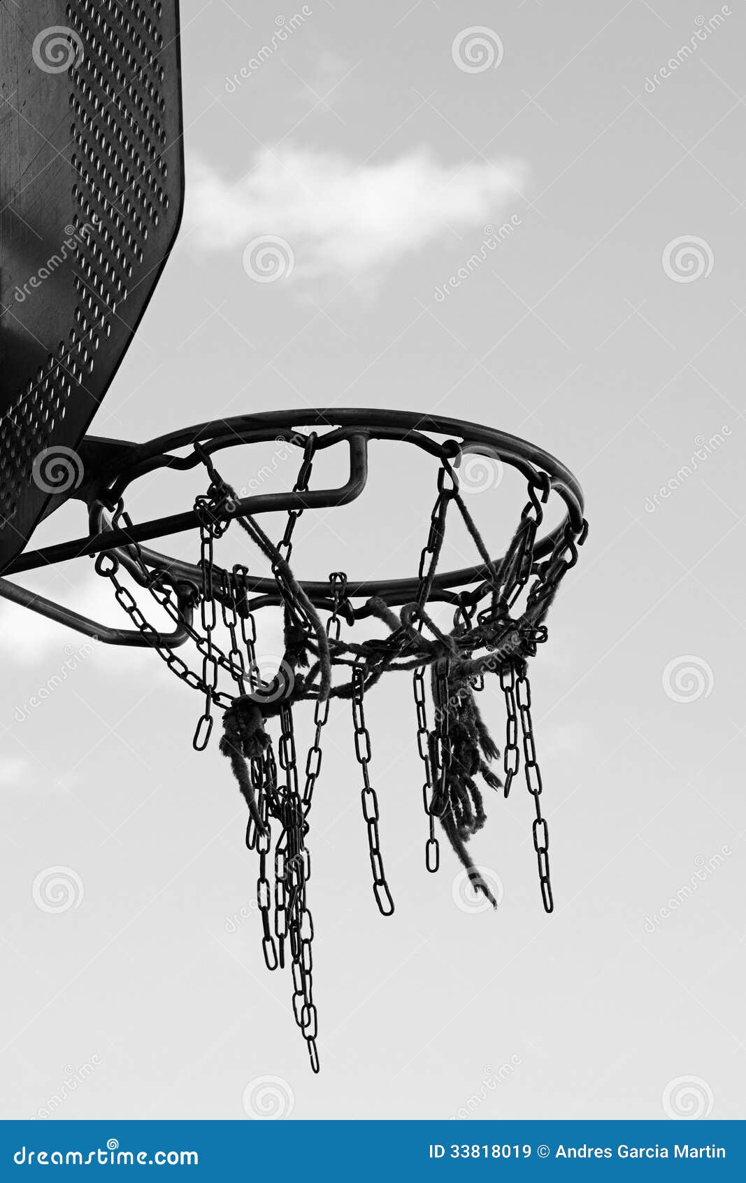 Broken Chains stock image. Image of outdoors, basket 33818019
