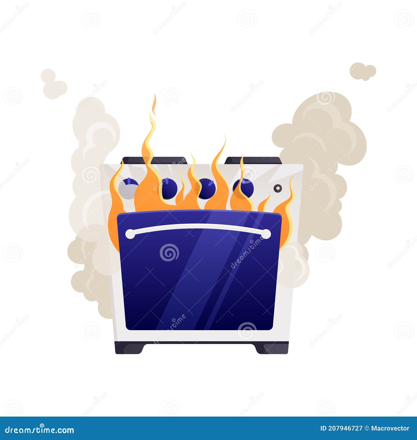 Broken Cooker Icon stock illustration. Illustration of appliance