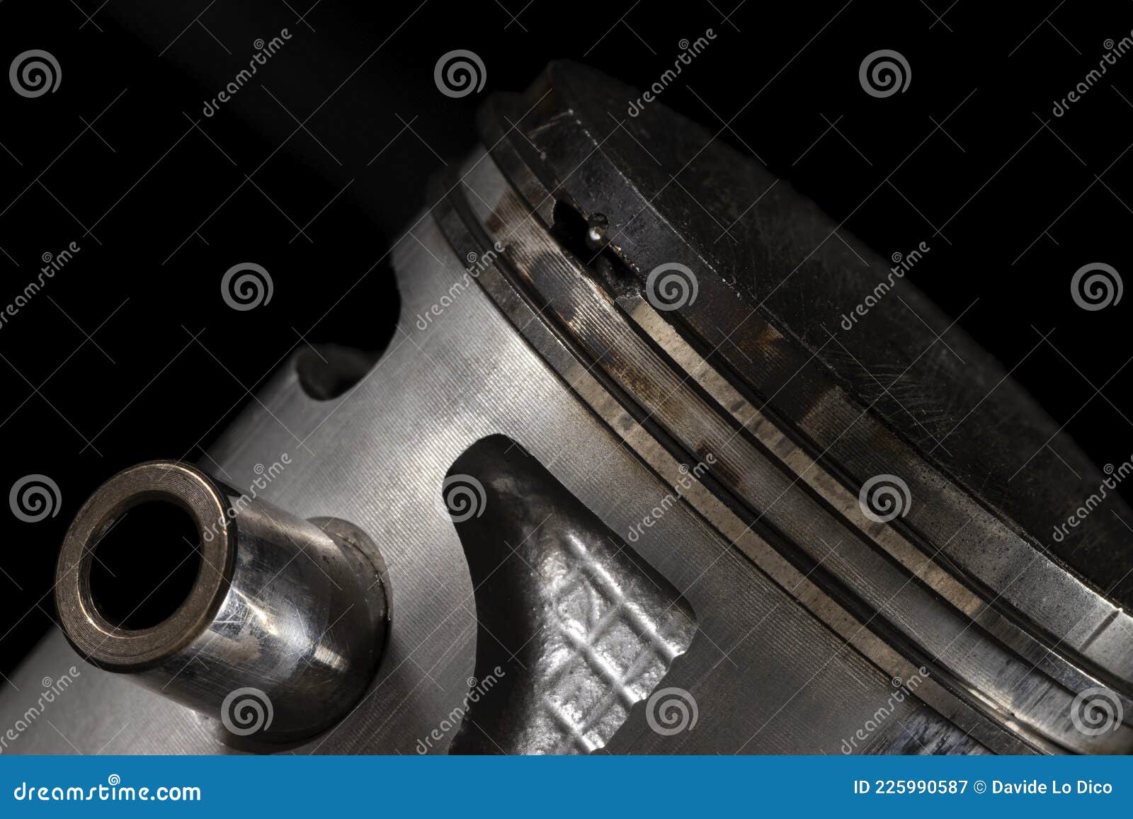 Broken Engine Piston stock image. Image of parts, isolated 225990587