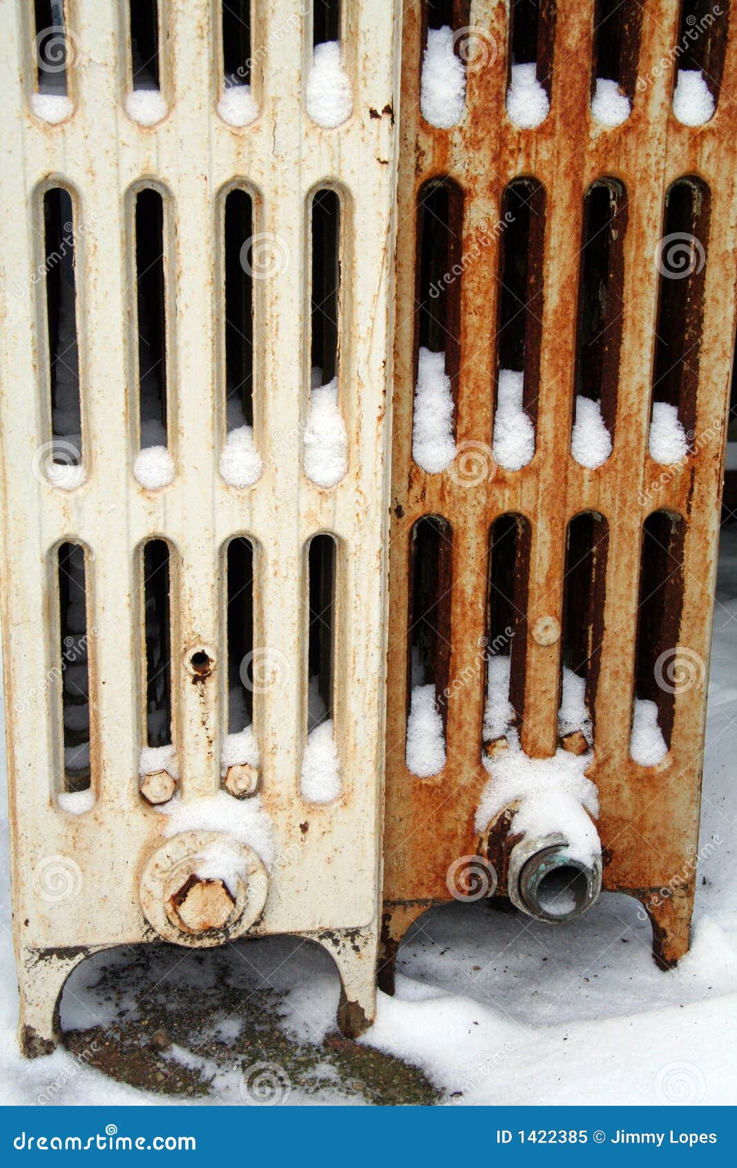 Broken Heat System stock image. Image of home, cast, broken 1422385