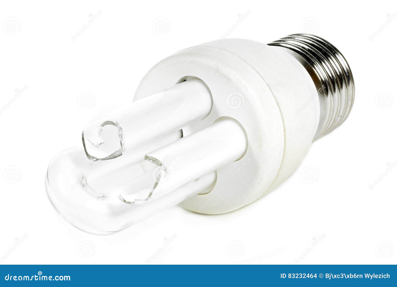 Broken lightbulb stock photo. Image of broke, recycling 83232464