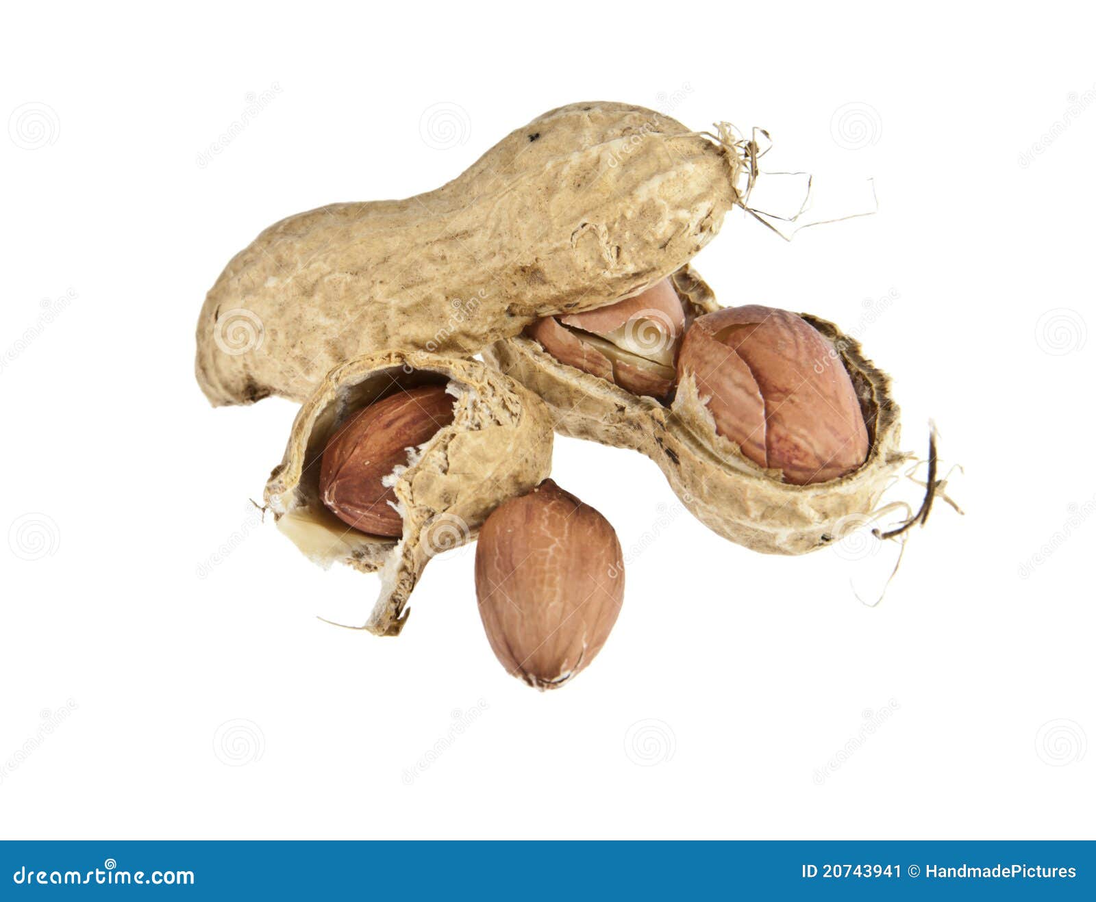 Broken Peanuts Stock Image Image 20743941