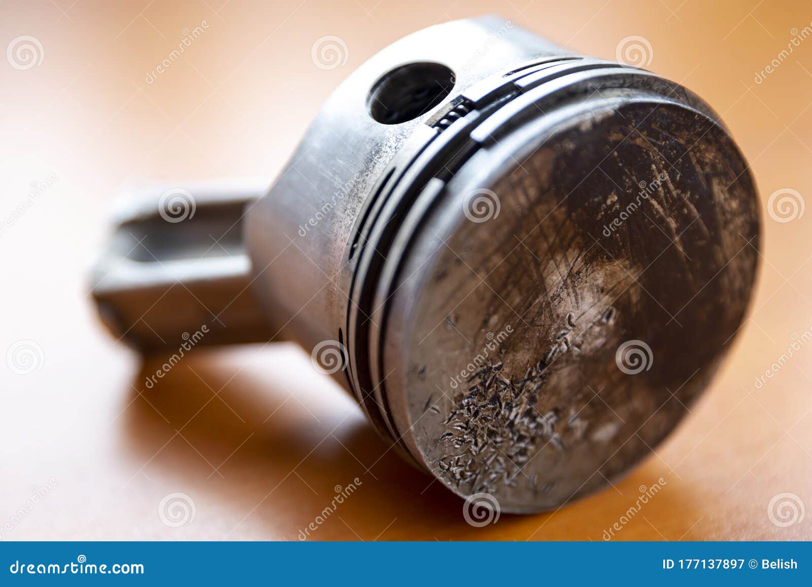 Broken piston rod stock image. Image of machinery, steel 177137897