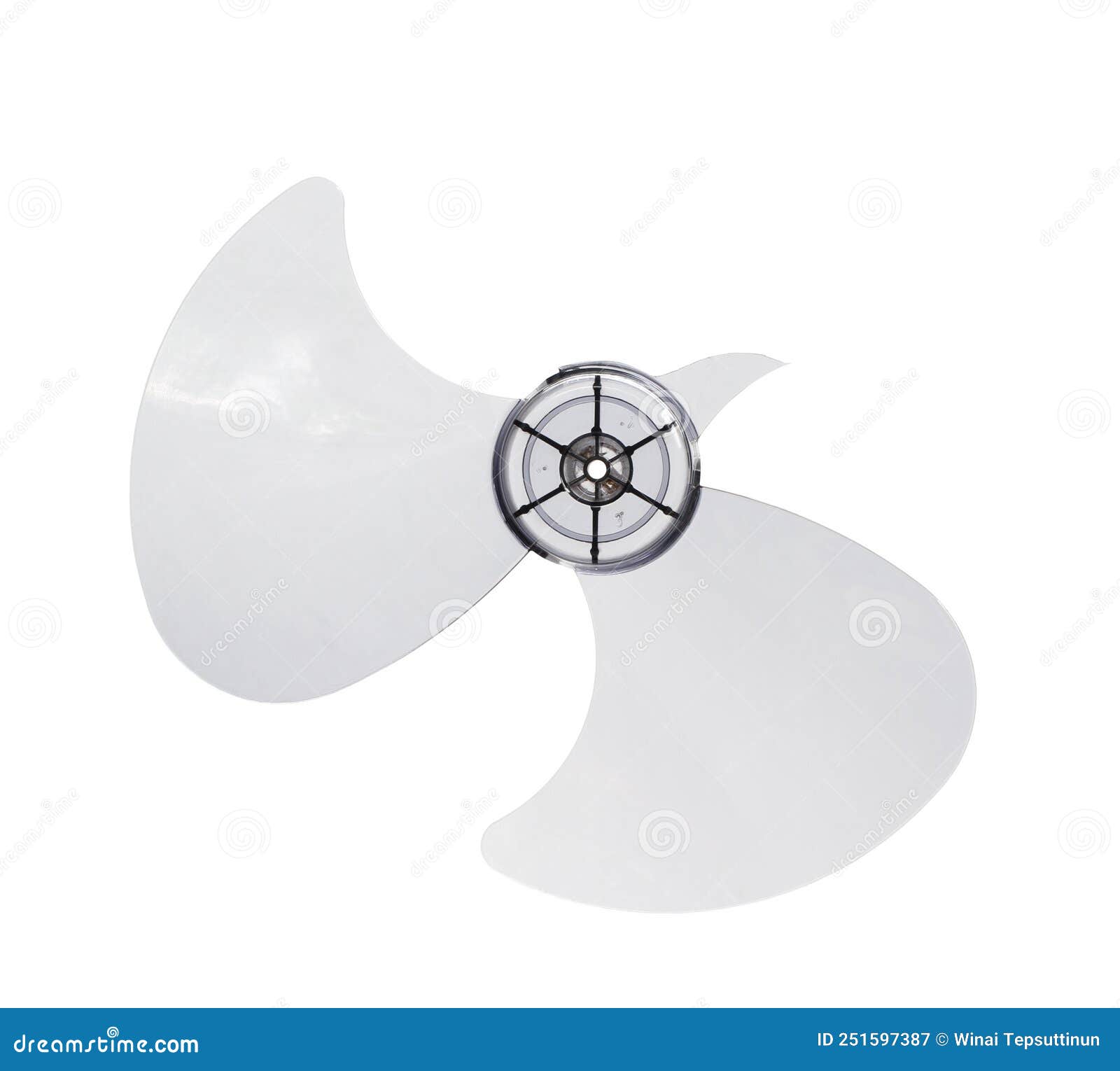 Broken Propeller of Electric Fan Blades Stock Image Image of damaged