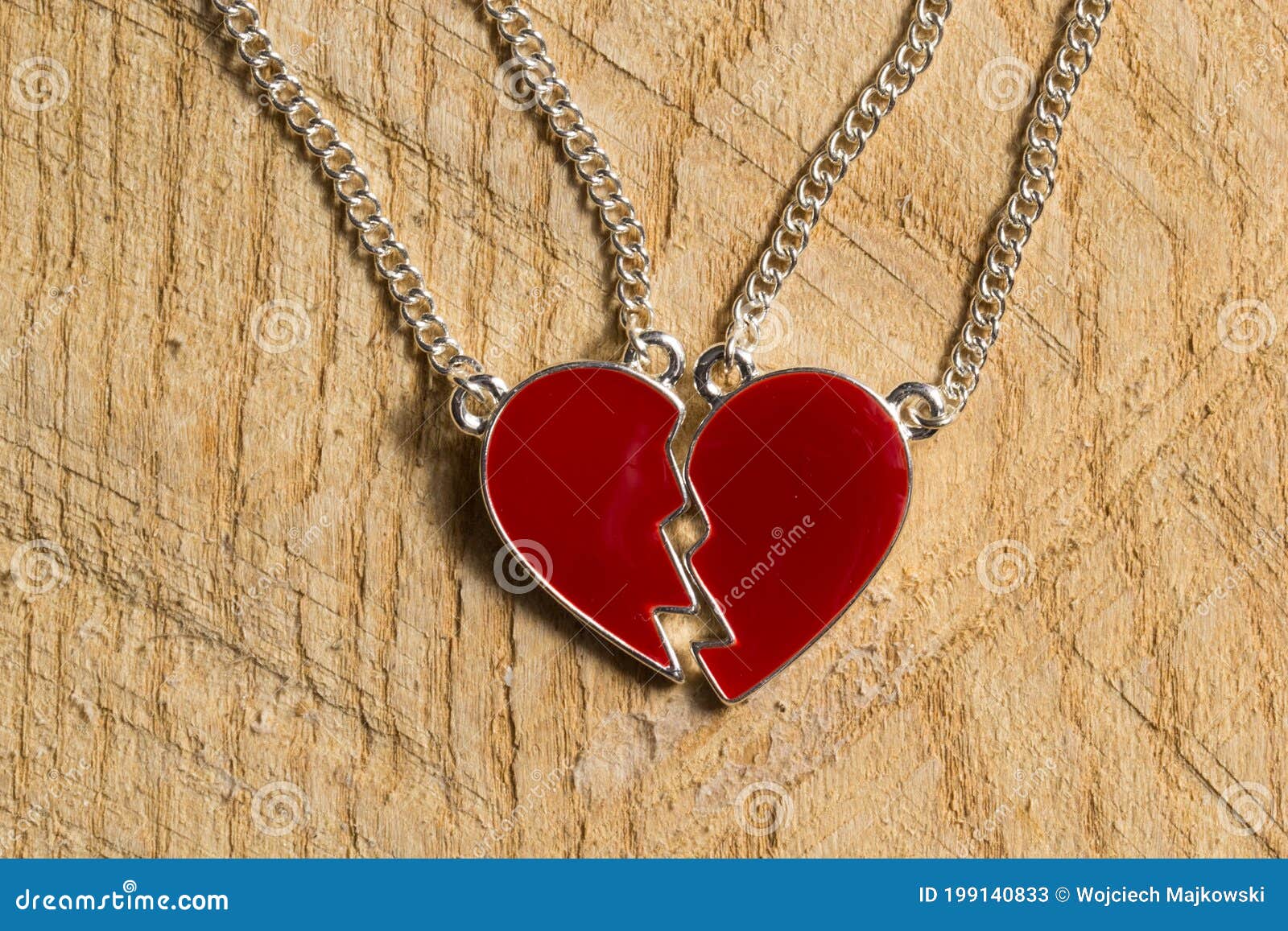 Personalized Two Piece Broken Heart Necklace – Regium Store