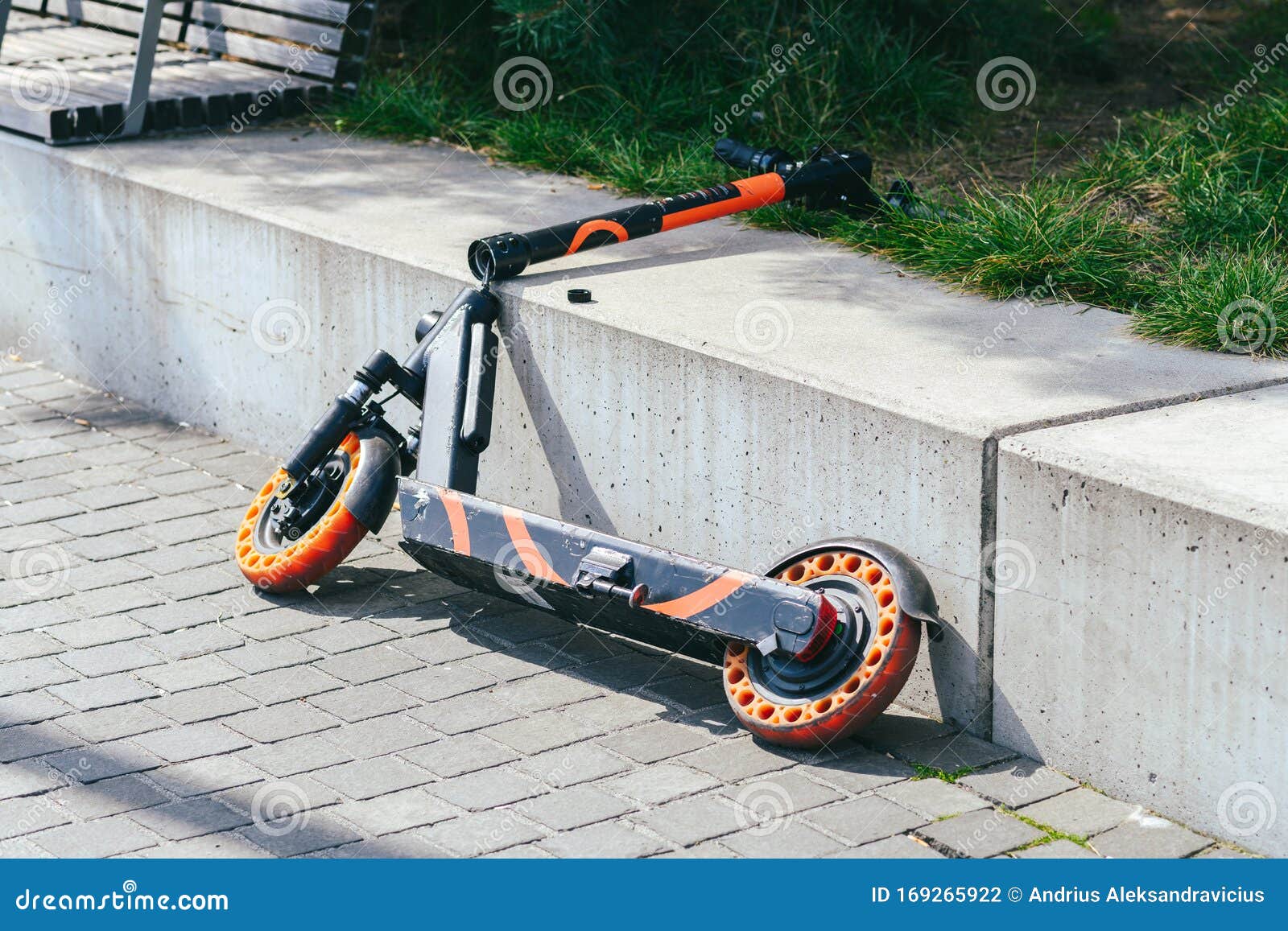 Broken scooter stock photo. Image of capital, scooters 169265922