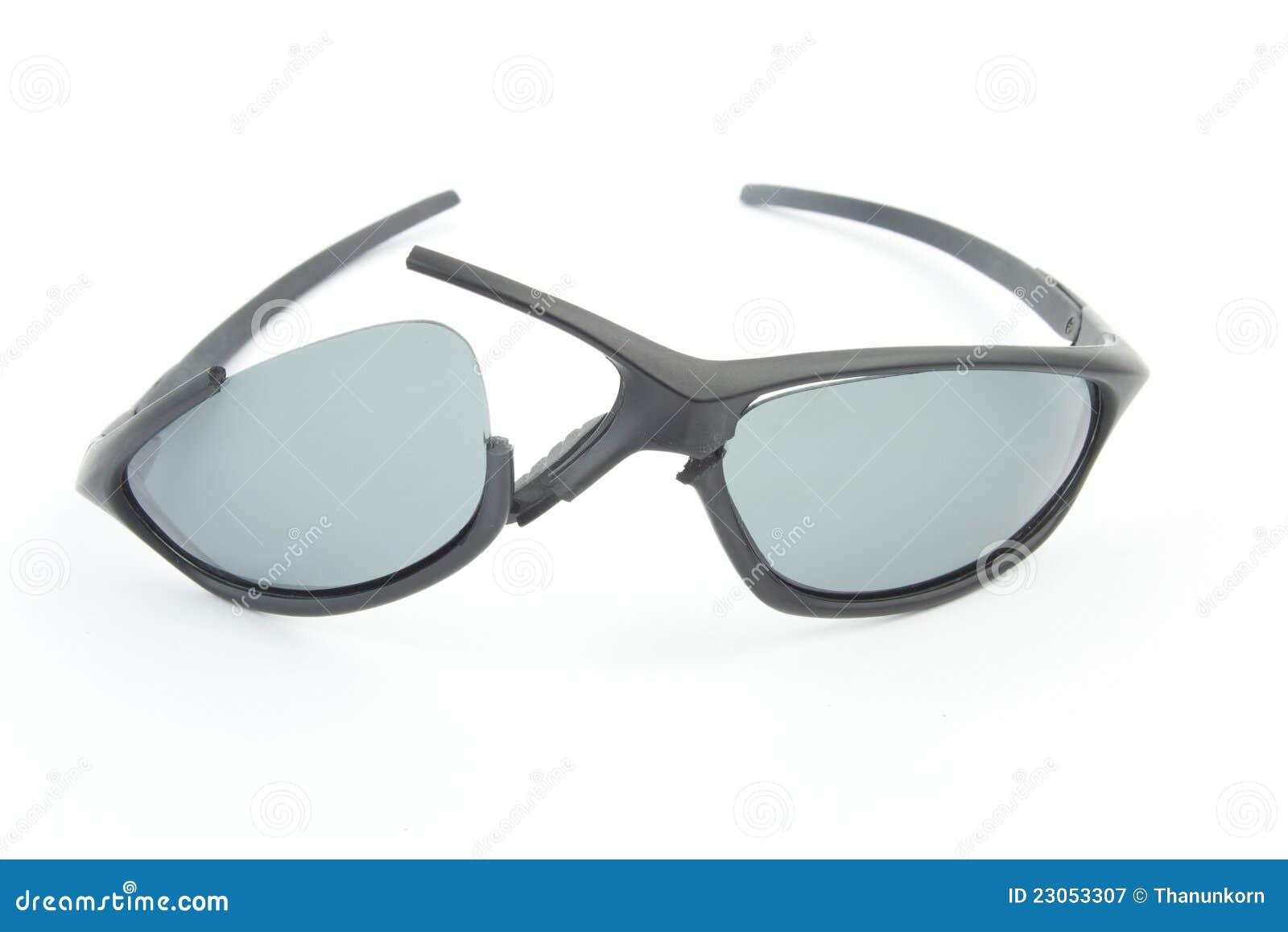 Broken Sport Style Sunglasses Stock Image Image of lens, protection