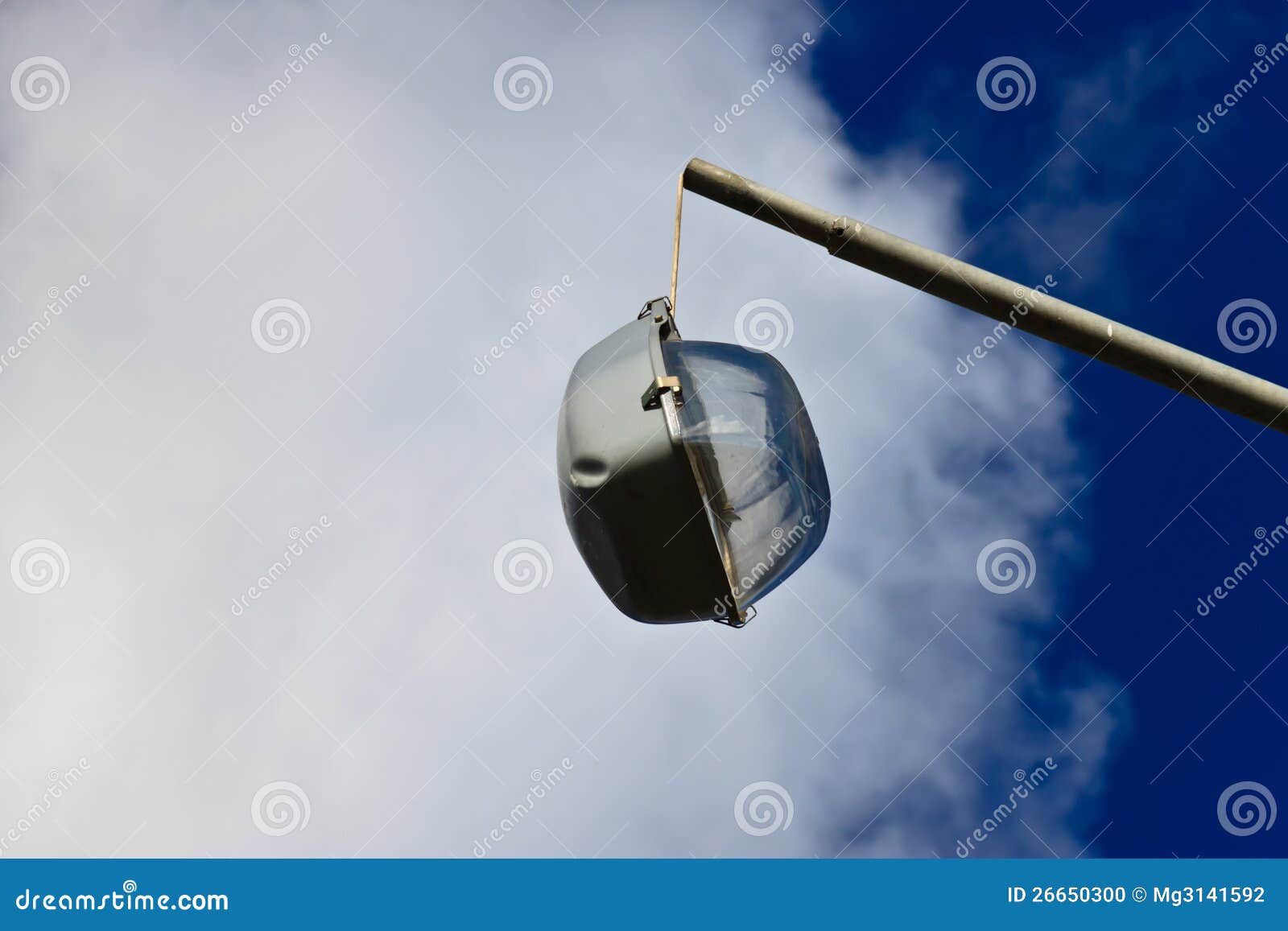 A broken street light stock photo. Image of lighting - 26650300