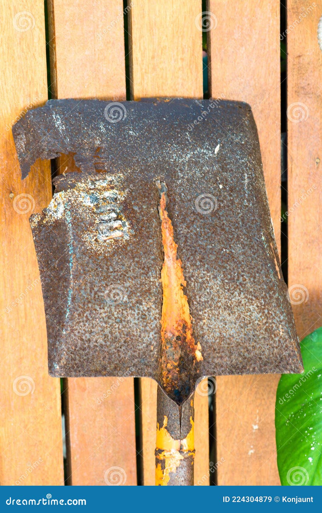 Rusty Old Broken Closeup.a Broken Shovel Stock Image Image of ground