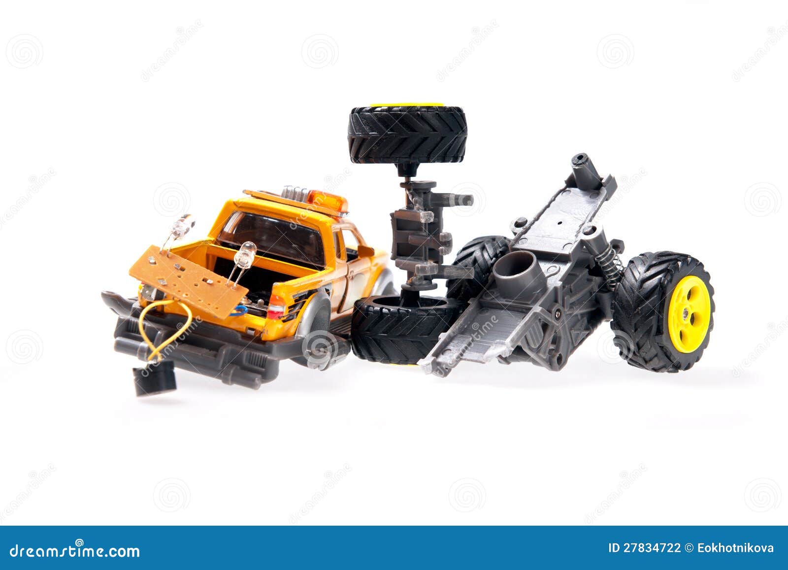 The broken toy jeep stock photo. Image of wheels, axes 27834722