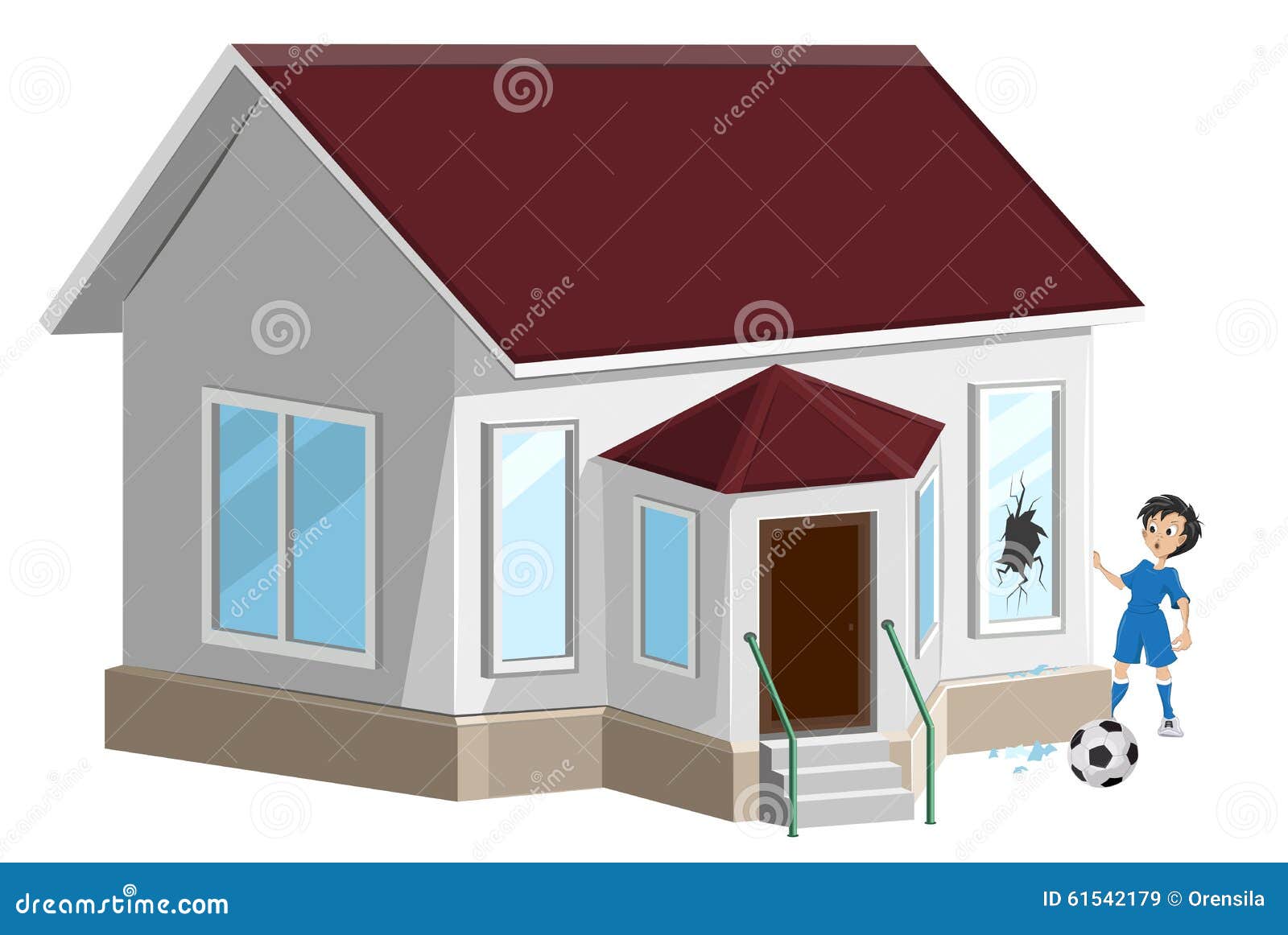 Broken Window. Boy Soccer Player Ball Broke Window. Property ... Broken Window. Boy Soccer Player Ball Broke Window. Property ...