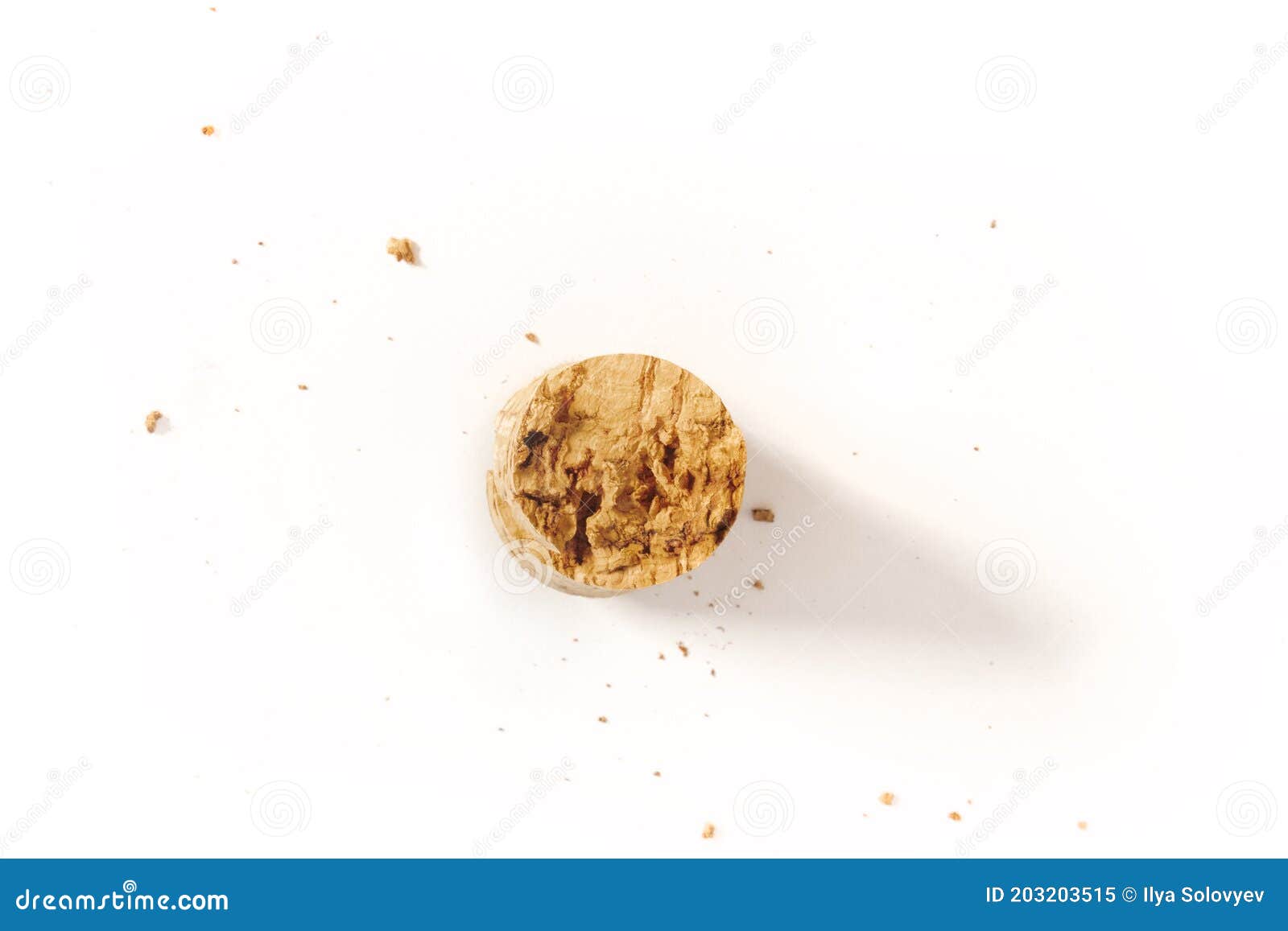 A Broken Wine Cork Closeup Overhead Shot Stock Image Image of event, invitation 203203515
