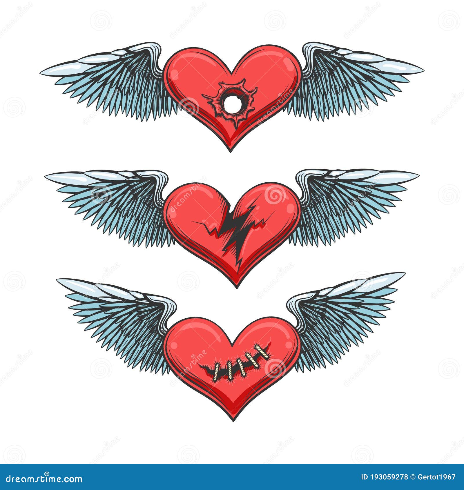 Broken Heart Tattoo Stock Illustrations 463 Broken Heart Tattoo Stock Illustrations Vectors Clipart Dreamstime