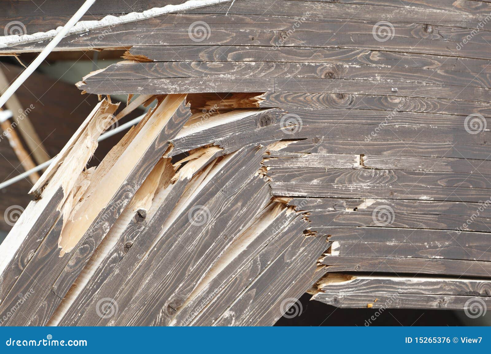 Broken Wood Royalty Free Stock Image - Image: 15265376