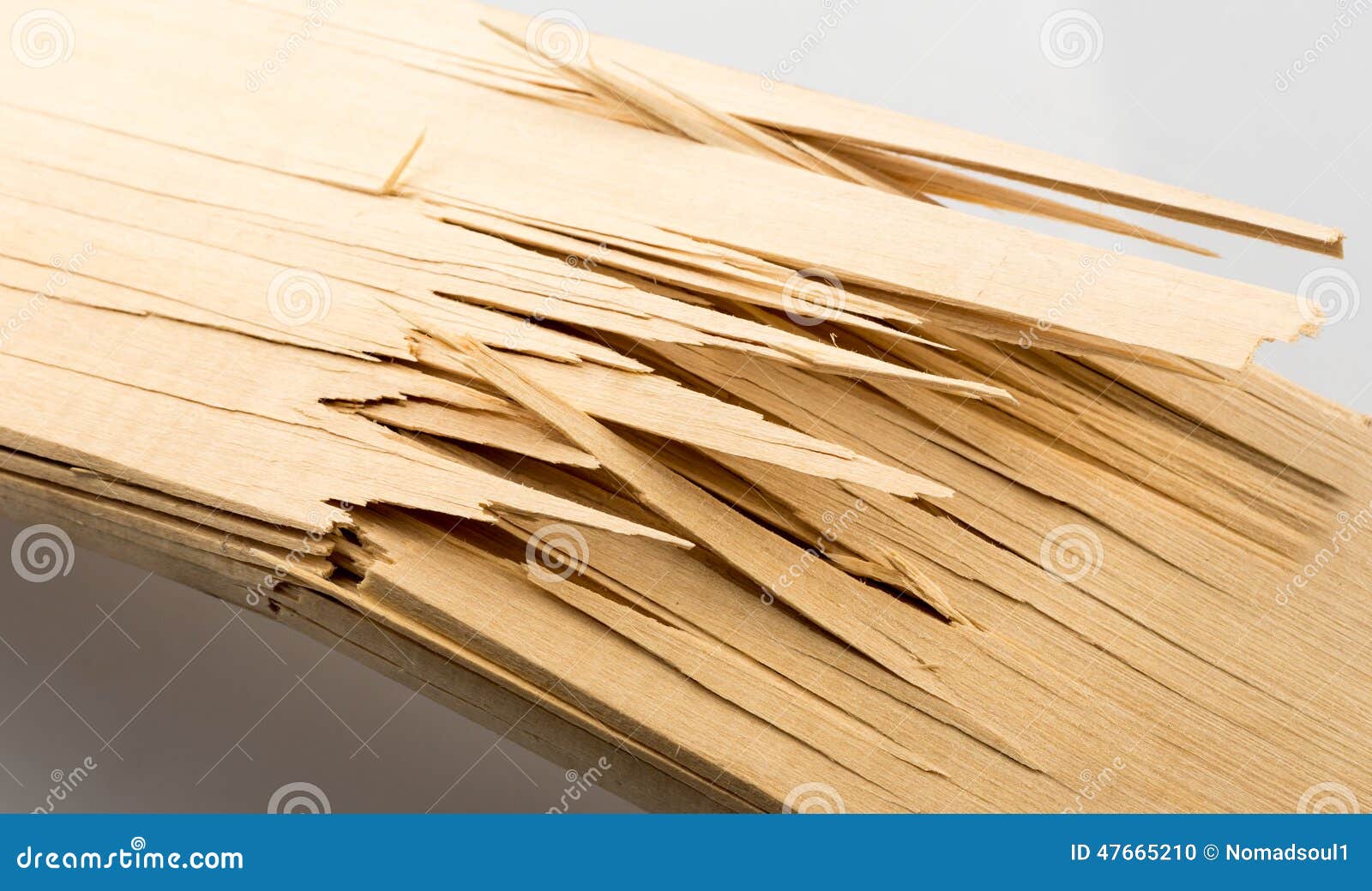 A Broken Wooden Human Mother. Strife In The Family. One Parent Is