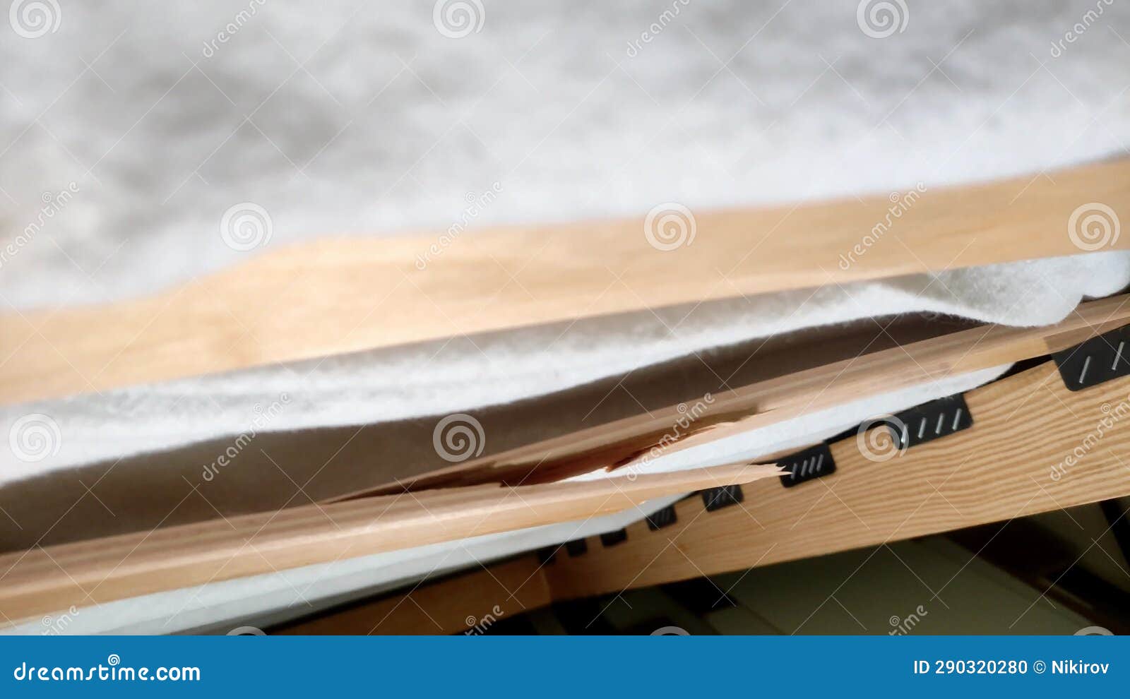 Broken Wooden Slats on a Bed Stock Footage Video of house, bedroom 290320280