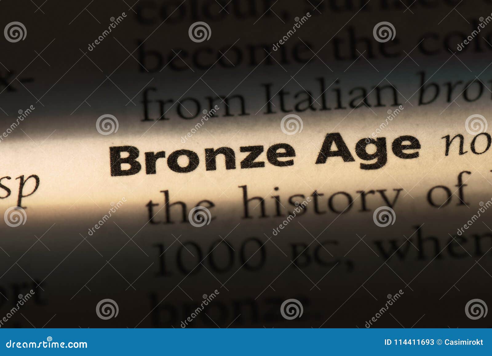 Bronzeage stock image. Image of printed, macro, definition 114411693