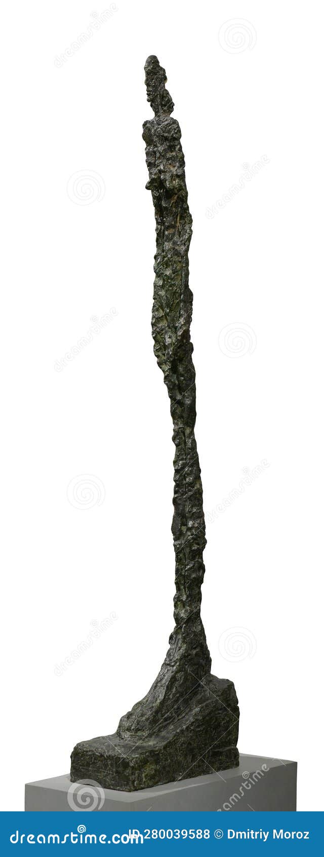 Bronze Anthropomorphic (human Like) Statue by Stock Photo