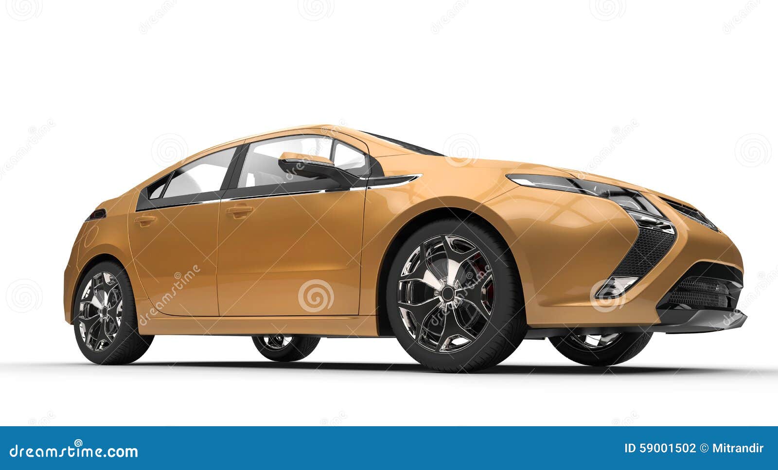 Bronze Car stock illustration. Illustration of bling 59001502