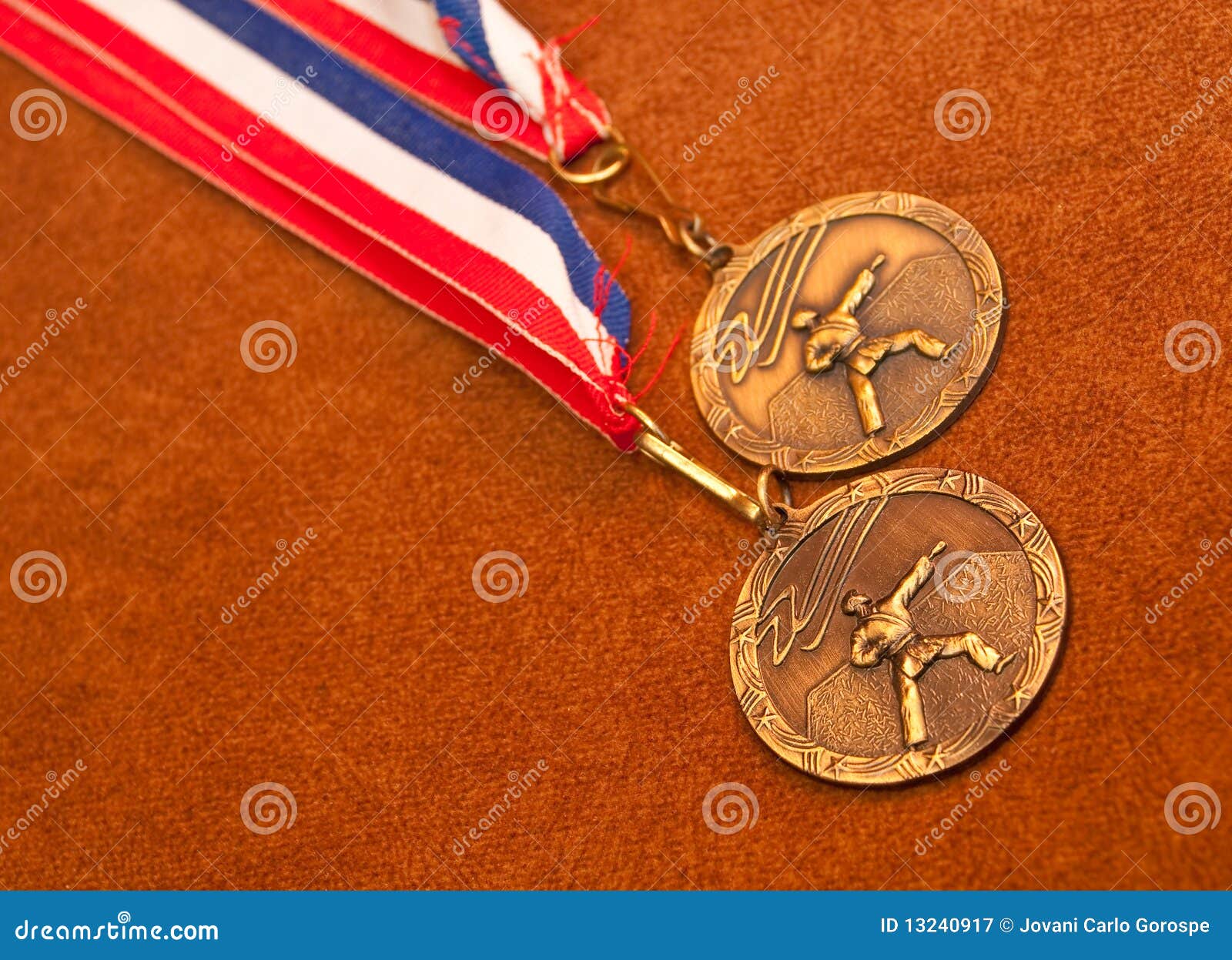 Bronze Champions stock image. Image of aikido, medals 13240917