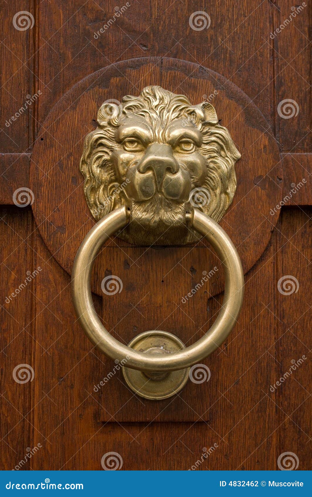 Bronze door knocker stock photo. Image of fashioned, mystery 4832462