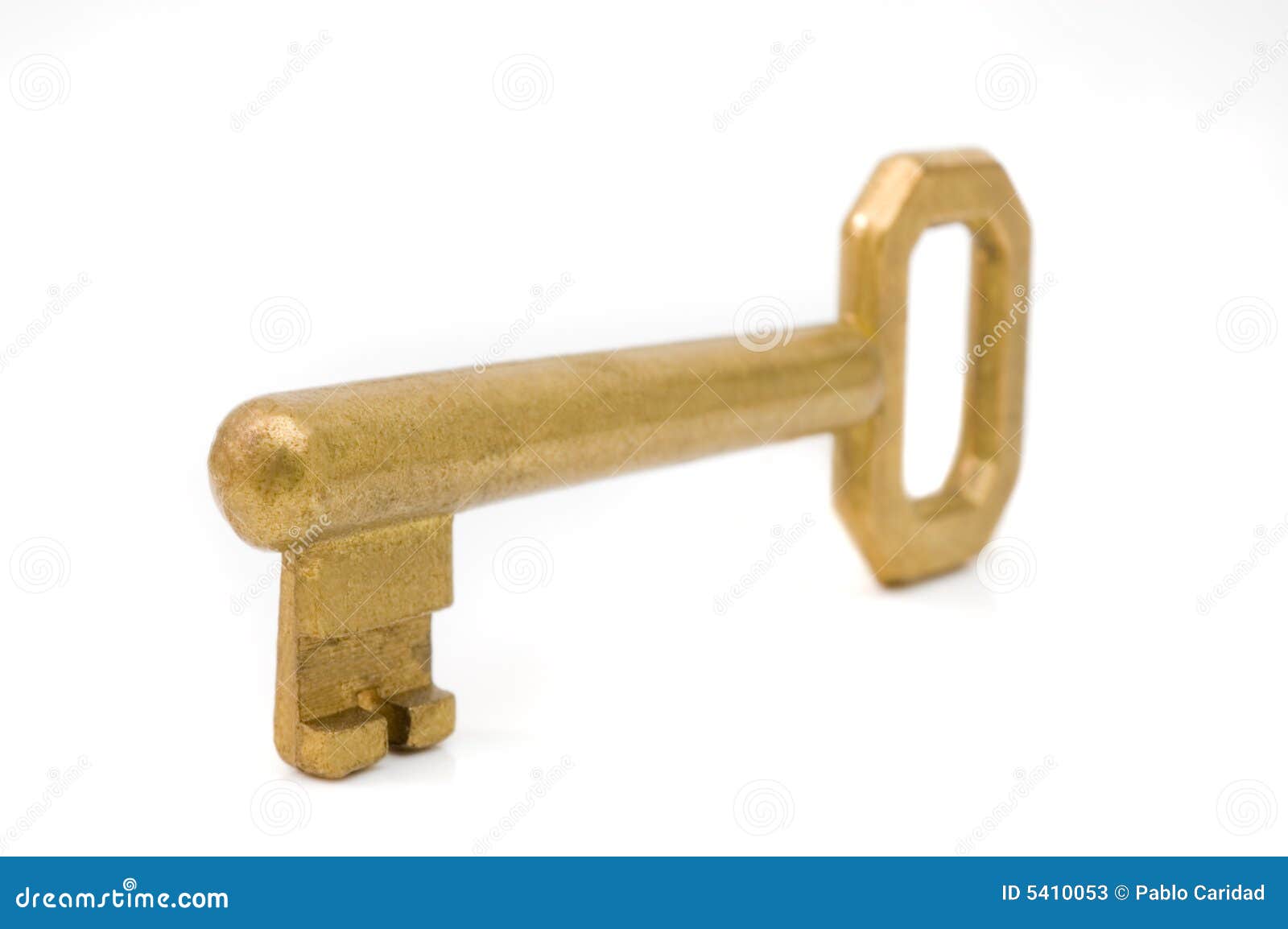 Bronze key gammalt fotografering för bildbyråer. Bild av guld 5410053