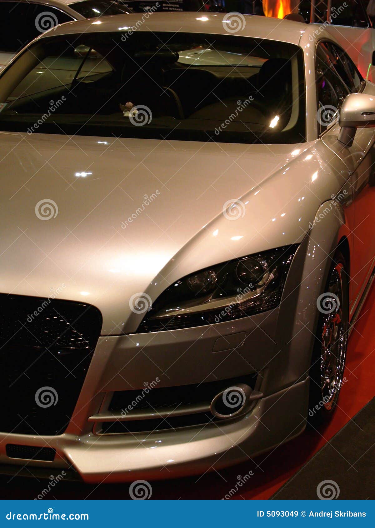 Bronze modern auto stock image. Image of lamp, lights 5093049