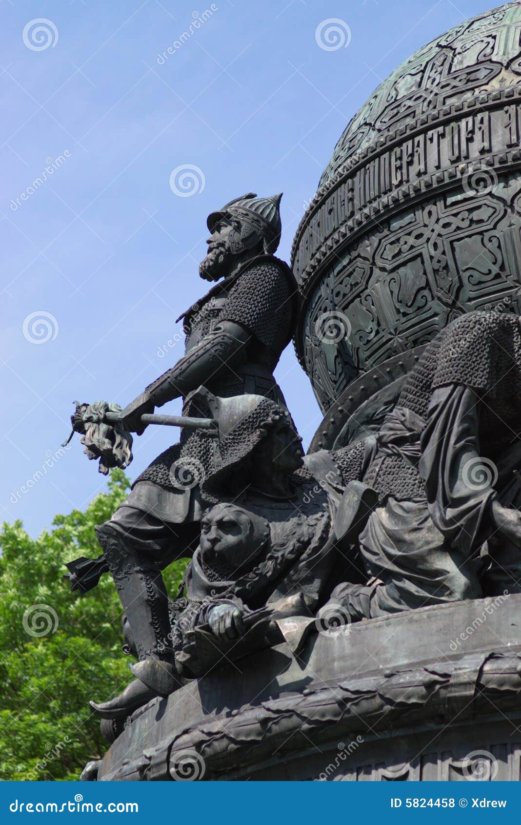 Bronze monument stock photo. Image of people, person, male 5824458