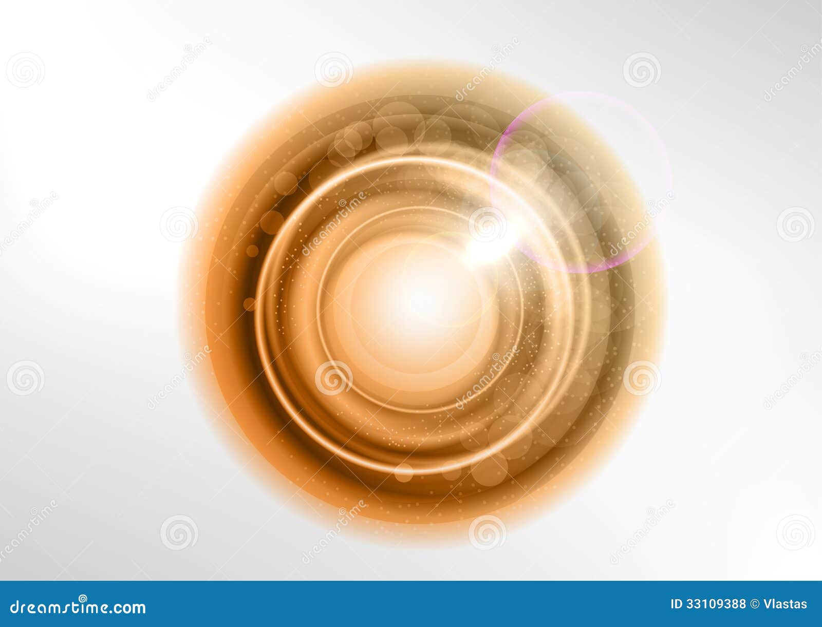 Bronze round stock vector. Illustration of curve, gold 33109388