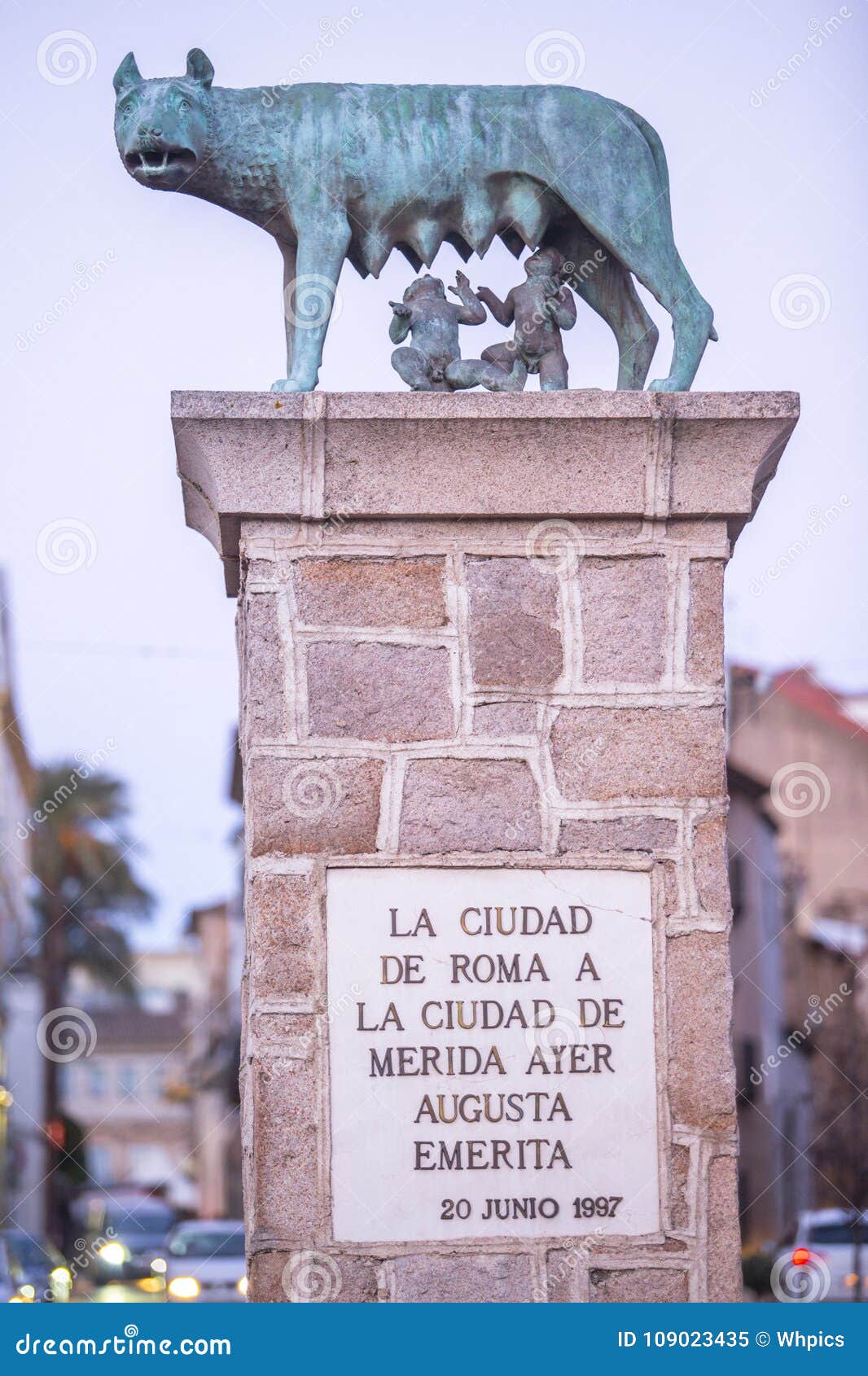 She-wolf with Romulus and Remus Stock Image - Image of historical ...