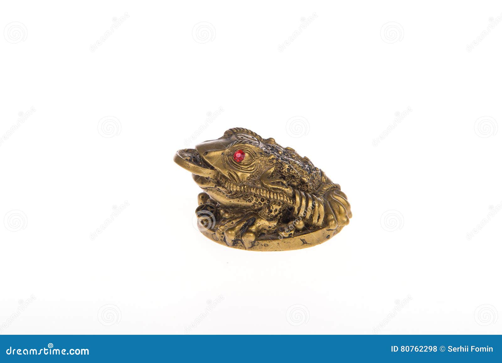 Bronze Statue of a Frog with a Coin for Wealth. Stock Photo Image of coin, growth 80762298