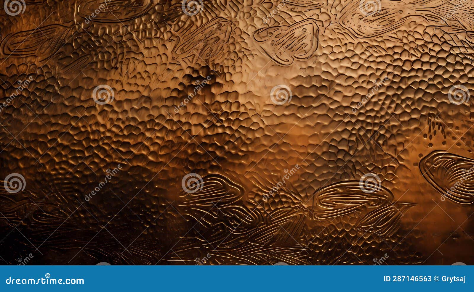 Bronze Texture, Brushed Bronze Plate. Scratched Grunge Bronze Plate