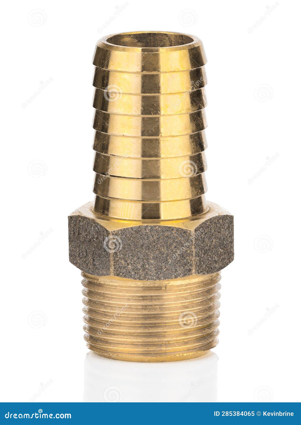 Bronze Water Pipe Adapter Fitting Stock Image Image of threaded