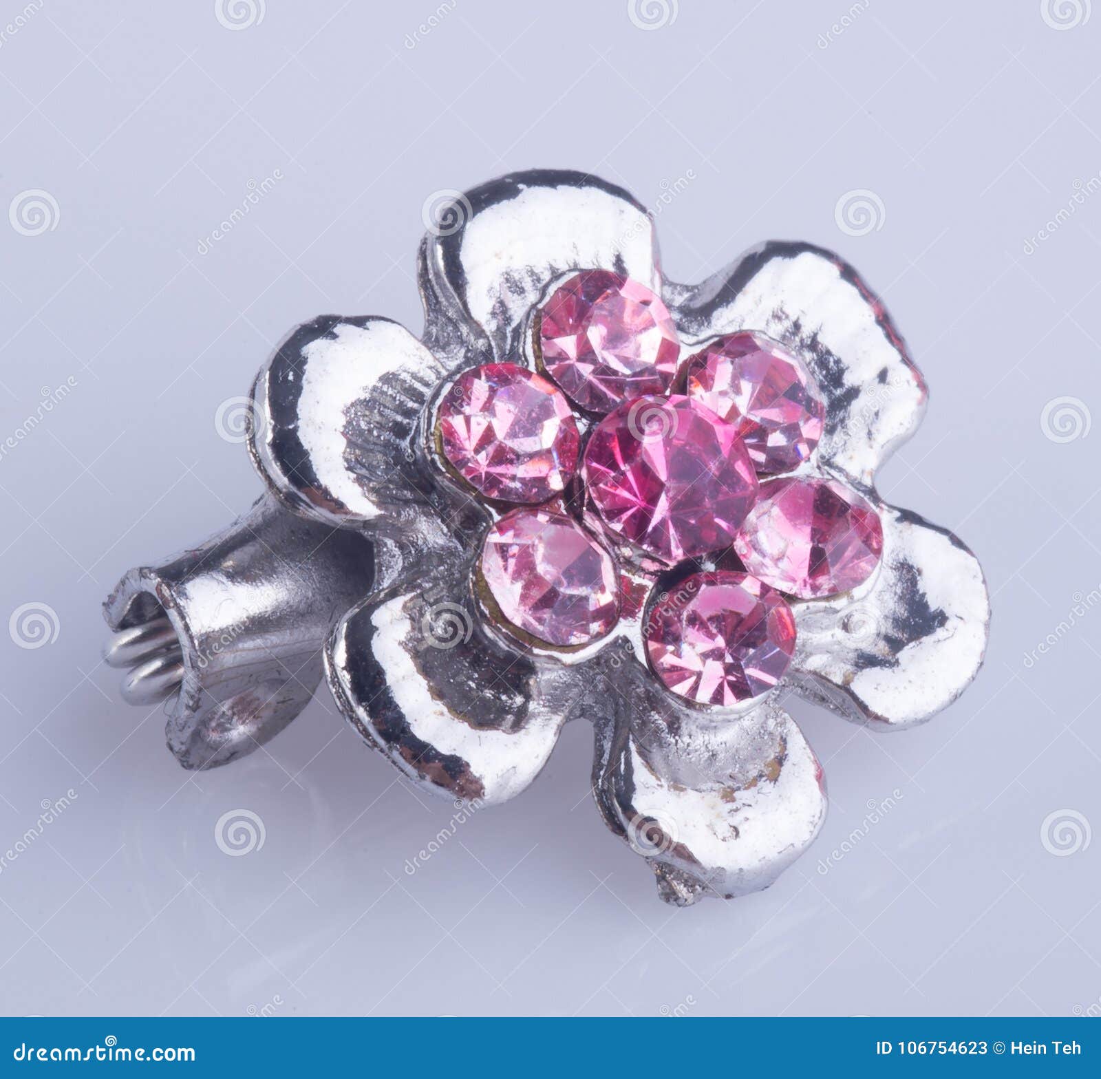 Brooch. Brooch on the Background Stock Image Image of white, gold