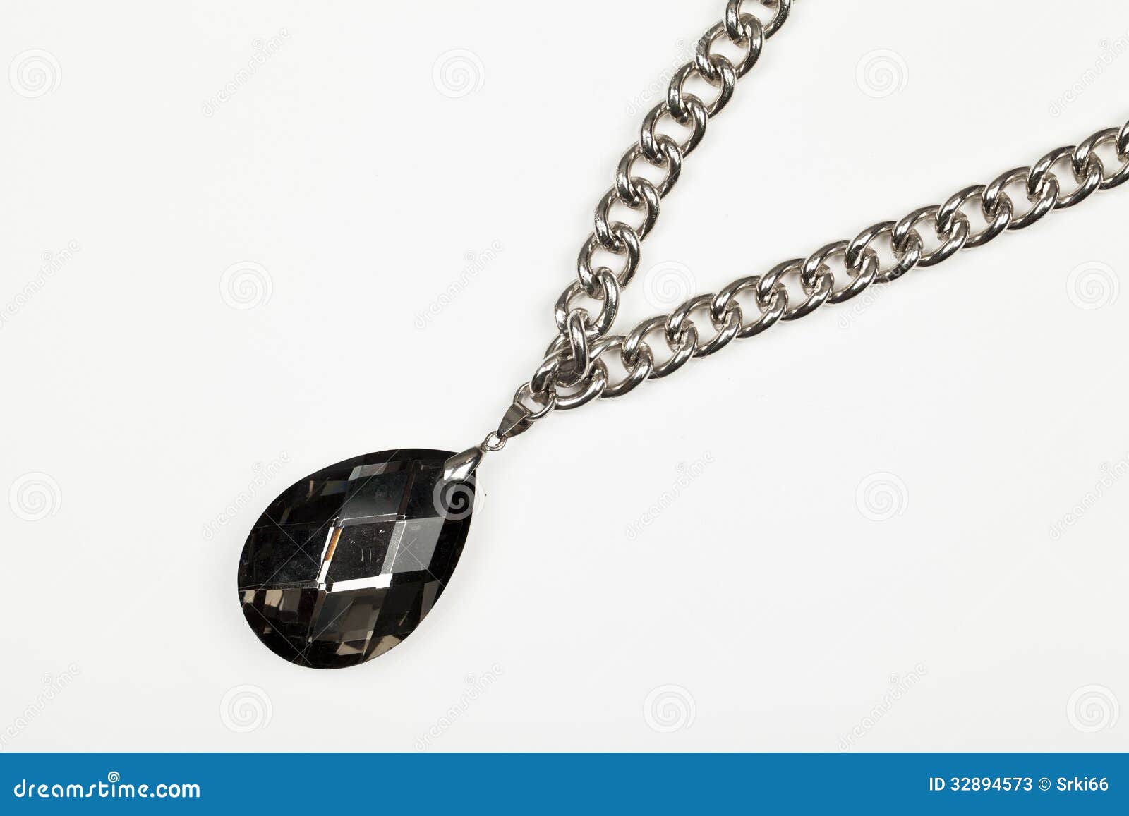 Brooch and chain stock image. Image of metal, bracelet 32894573