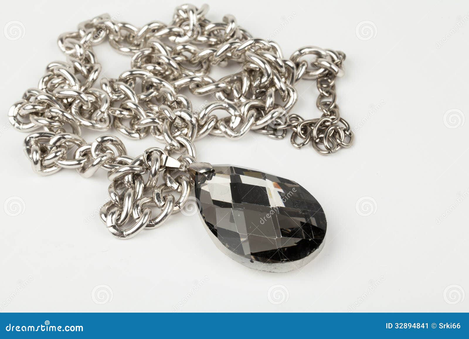 Brooch and chain stock image. Image of macro, brooch 32894841