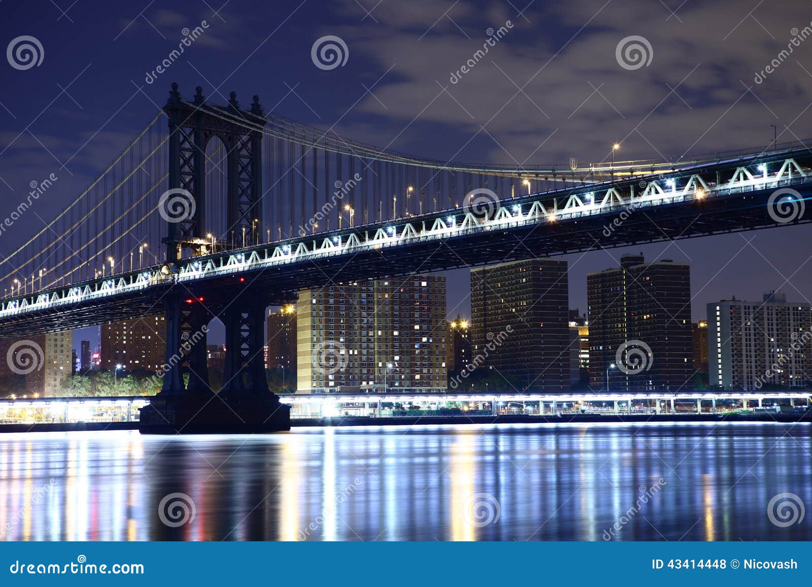 Brooklyn Bridge . Manhattan. New York. United States of America Stock ...