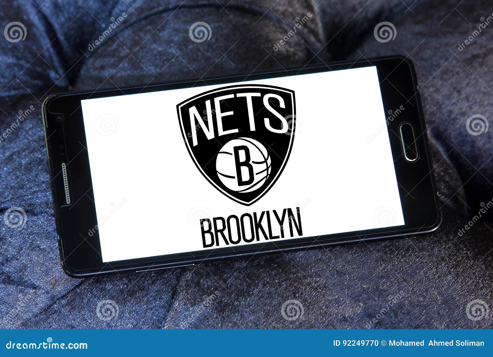 Brooklyn Nets American Basketball Team Logo Editorial Photography