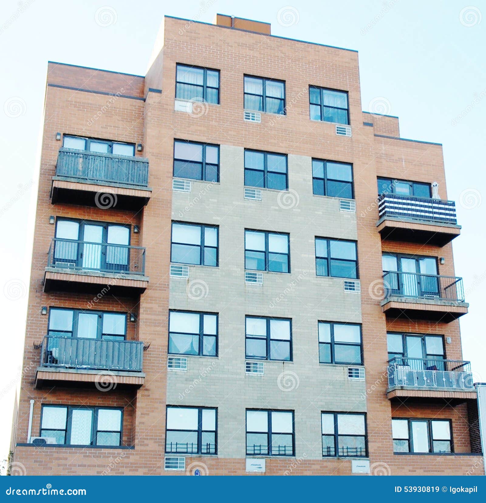 Brooklyn new york condos editorial stock image. Image of american 53930819