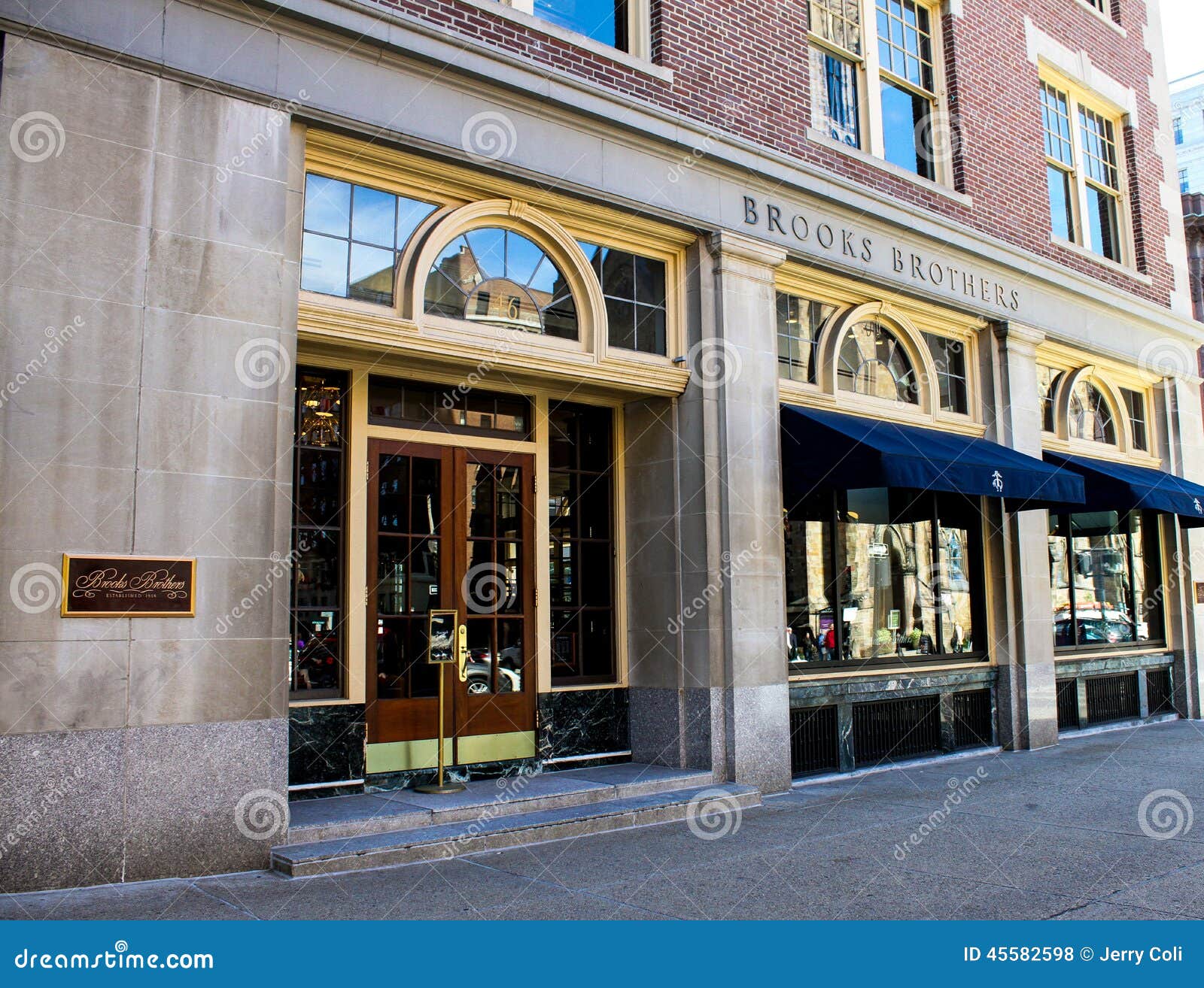 Brooks Brothers, Boston, MA Foto de archivo editorial Imagen de