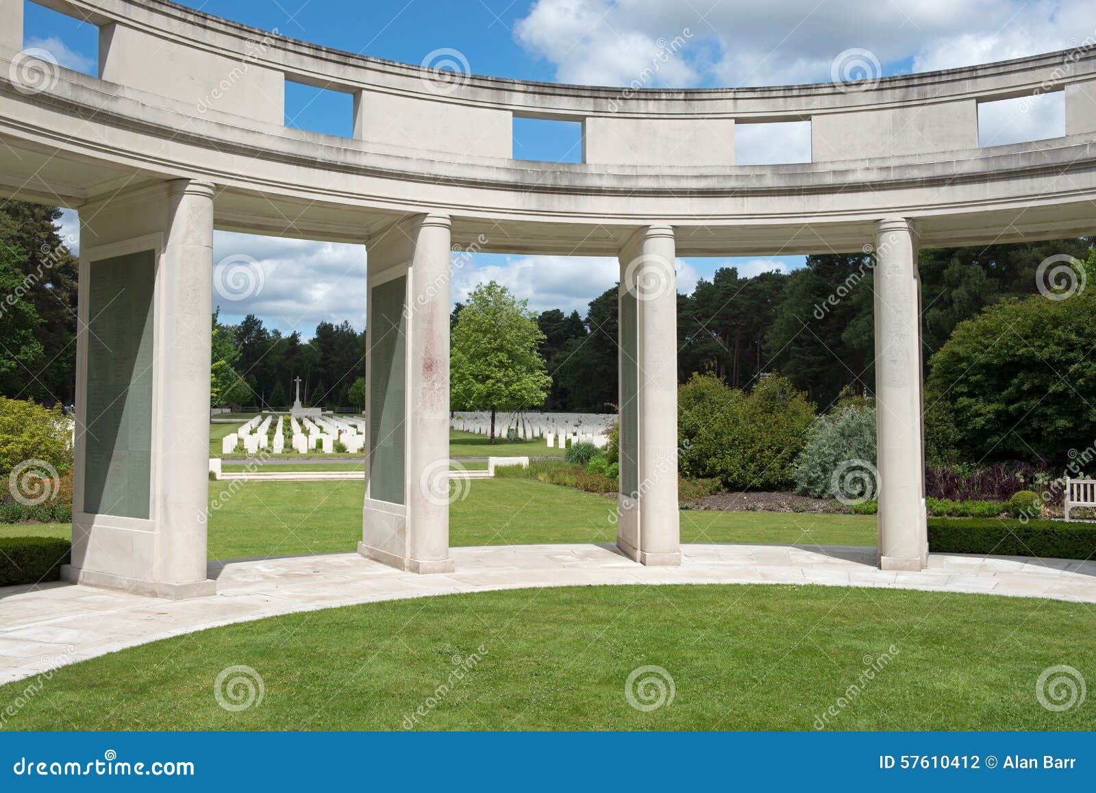 Brookwood Memorial stock photo. Image of remembrance - 57610412