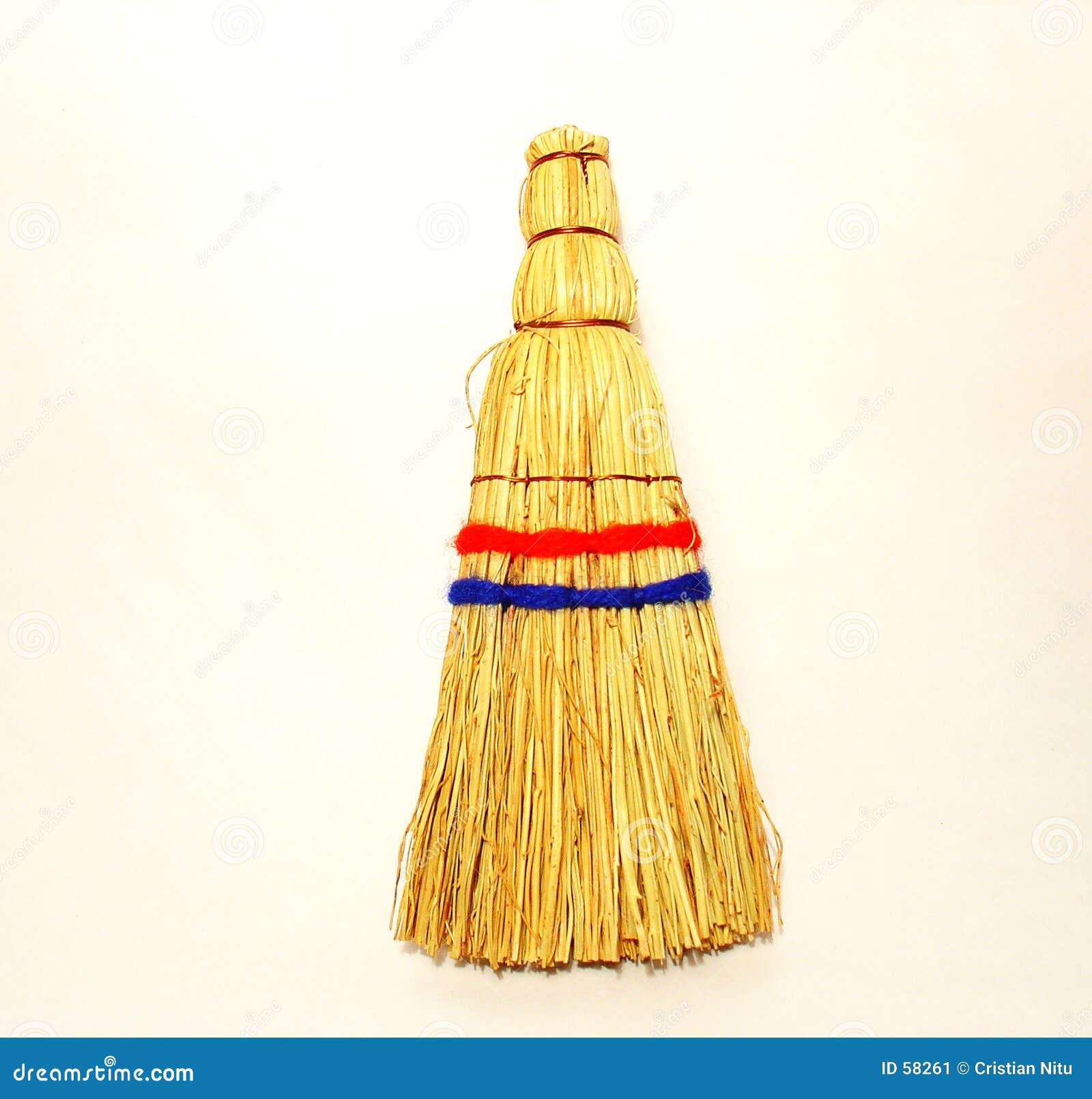 Broom stock image. Image of blue, natural, brooms, whisk 58261