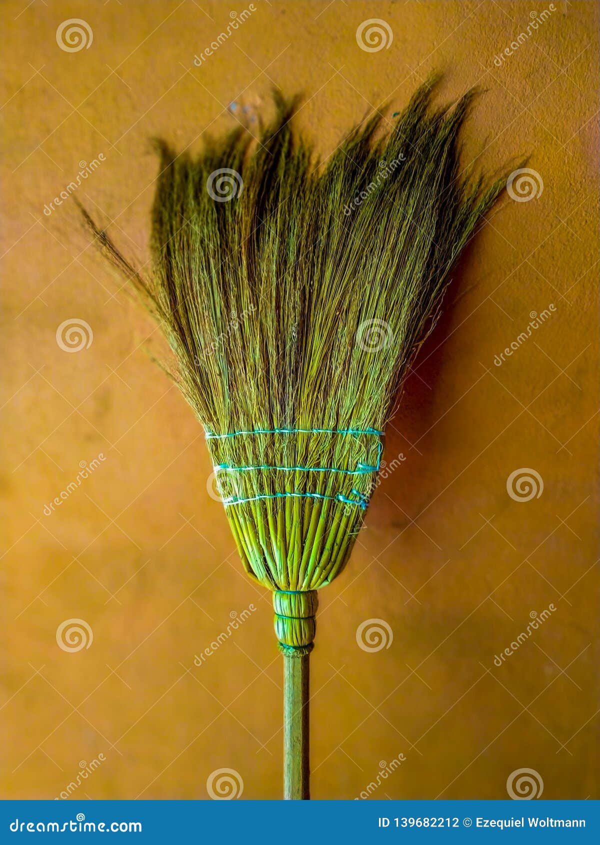 Broom stock photo. Image of sweep, classic, straw, broom 139682212