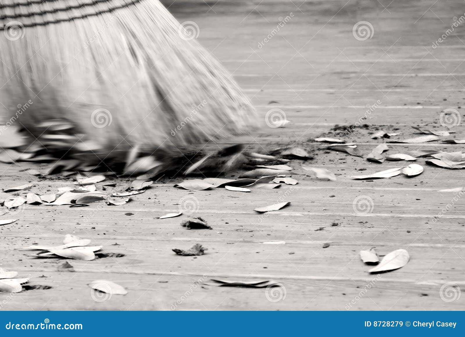 Broom with debris flying stock image. Image of blur, vintage 8728279