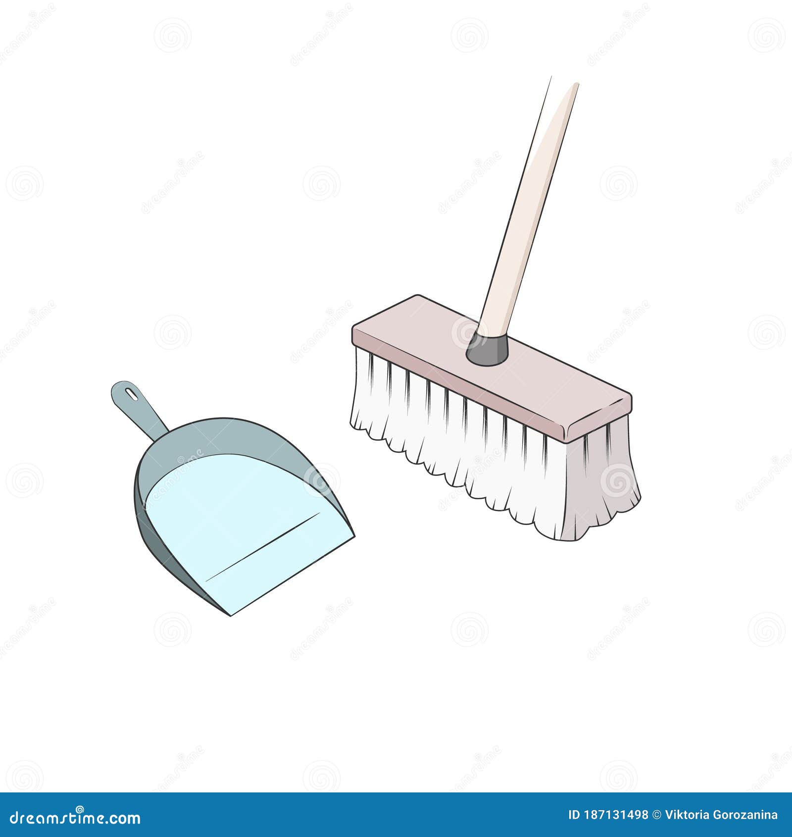 Broom and Dustpan Vector. Sweeping Floor. Cleaning Dirt and Dust. Simple Cartoon Style Stock Illustration - Illustration of household, floor: 187131498 Broom and Dustpan Vector. Sweeping Floor. Cleaning Dirt and Dust. Simple Cartoon Style Stock Illustration - Illustration of household, floor: 187131498