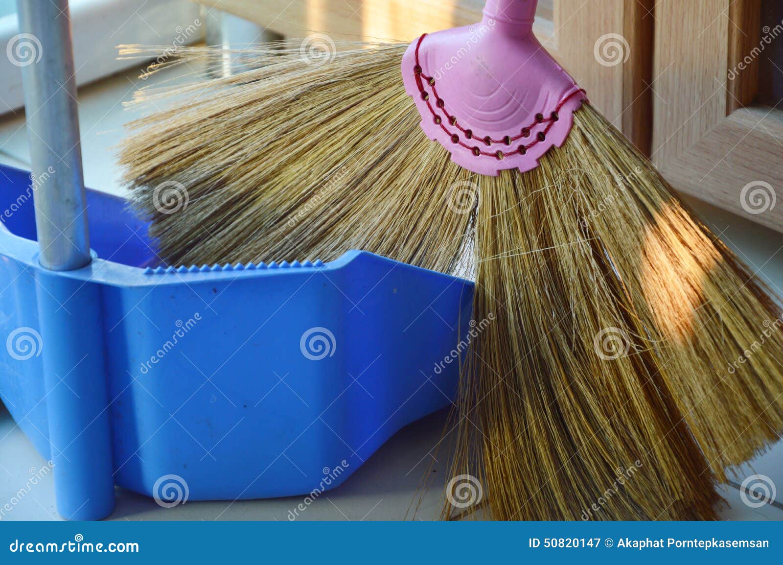 Broom Grass Flower and Dustpan Stock Image Image of dustpan, sweep
