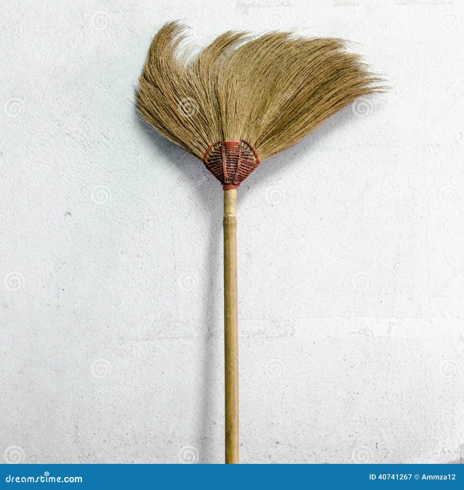 Broom in house stock image. Image of single, dust, cleanup 40741267