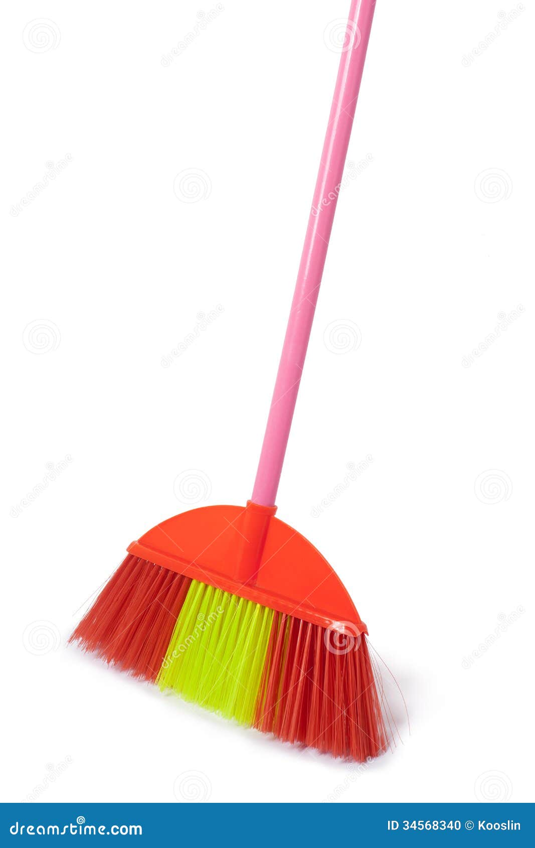 Broom stock photo. Image of object, white, isolated, clean 34568340
