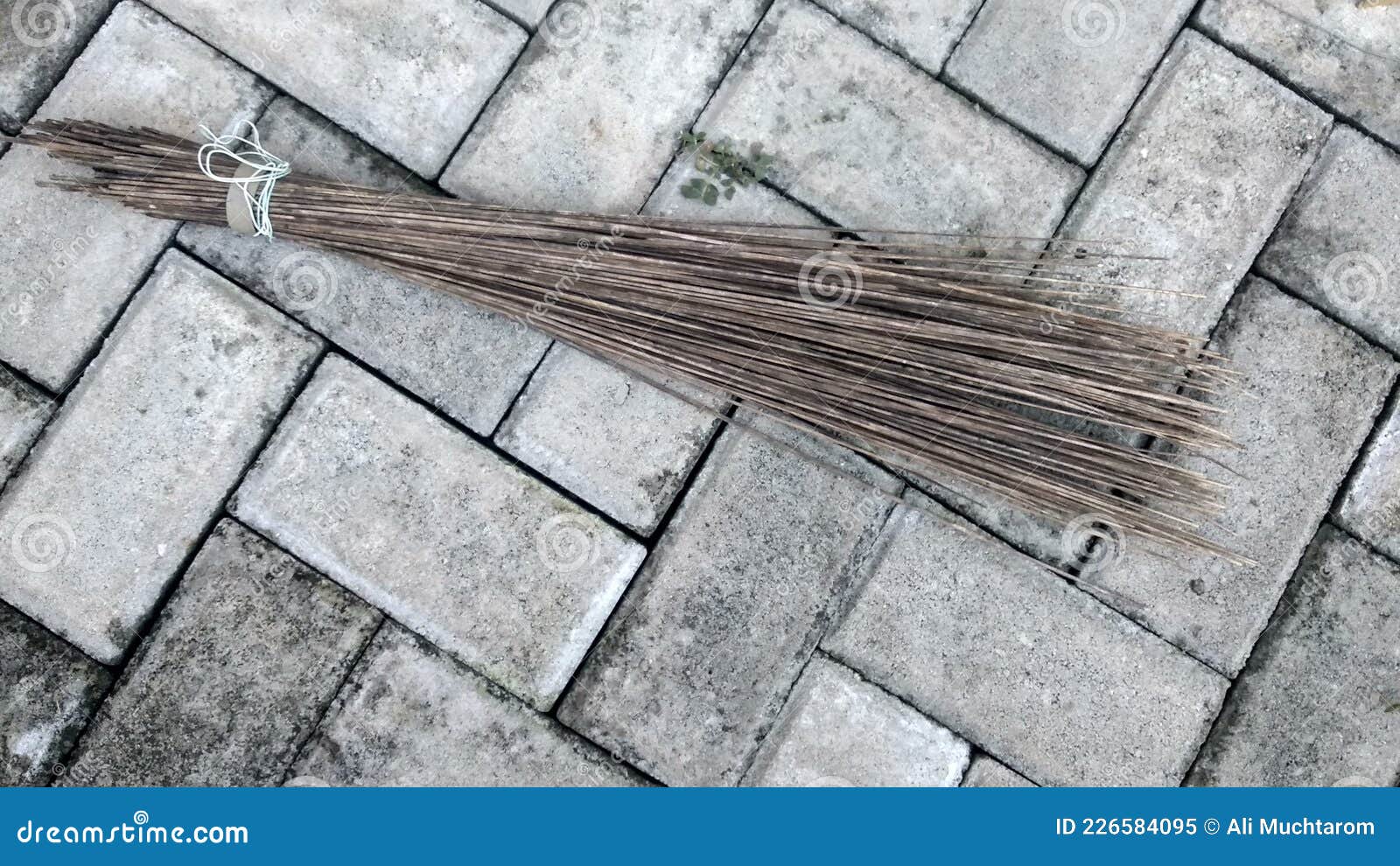A Broom Stick Made Of Coconut Leaf Midrib Stock Photo CartoonDealer