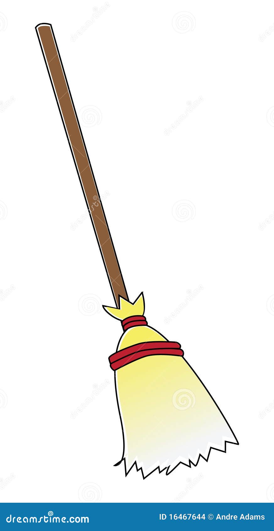 Broomstick stock illustration. Illustration of duty, clean - 16467644
